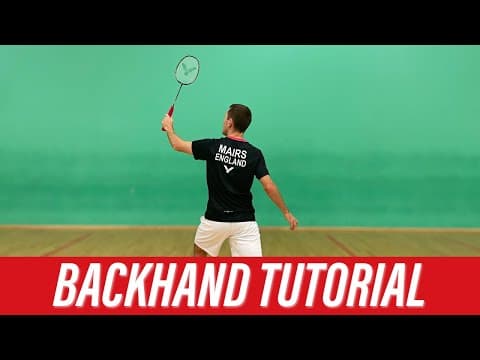 BWF Community | How to improve your backhand
