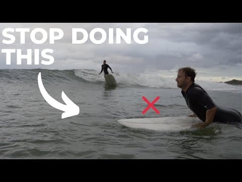 Stop snaking, getting in the way or dropping in | Surf Etiquette Lesson