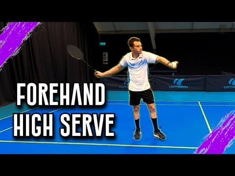 Badminton - Forehand High Serve (Do You Do This?)