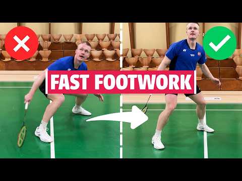 Slow vs Fast FOOTWORK in Badminton