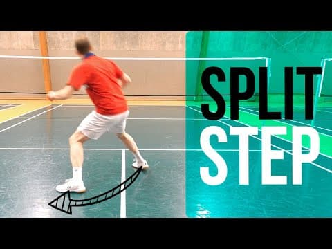 Badminton FOOTWORK - Split Step Tutorial