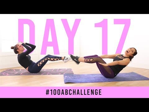 Day 17: 100 Boat Crunches! | #100AbChallenge w/ Alivia D'Andrea