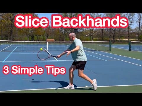 How To Hit INCREDIBLE Slice Backhands (Tennis Technique Explained)