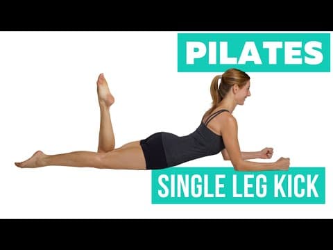 Pilates Single Leg Kicks Exercise with Alisa Wyatt