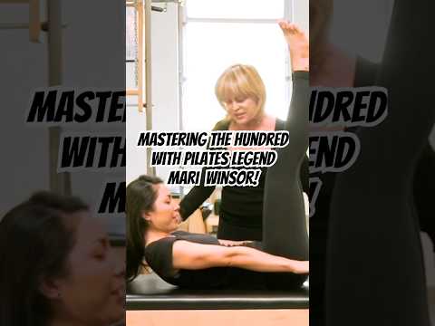 Pilates Hundred Made Easy – Mari Winsor’s Pro Tip! #classicalpilates #pilatesexercises