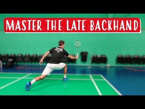 Backhand clear